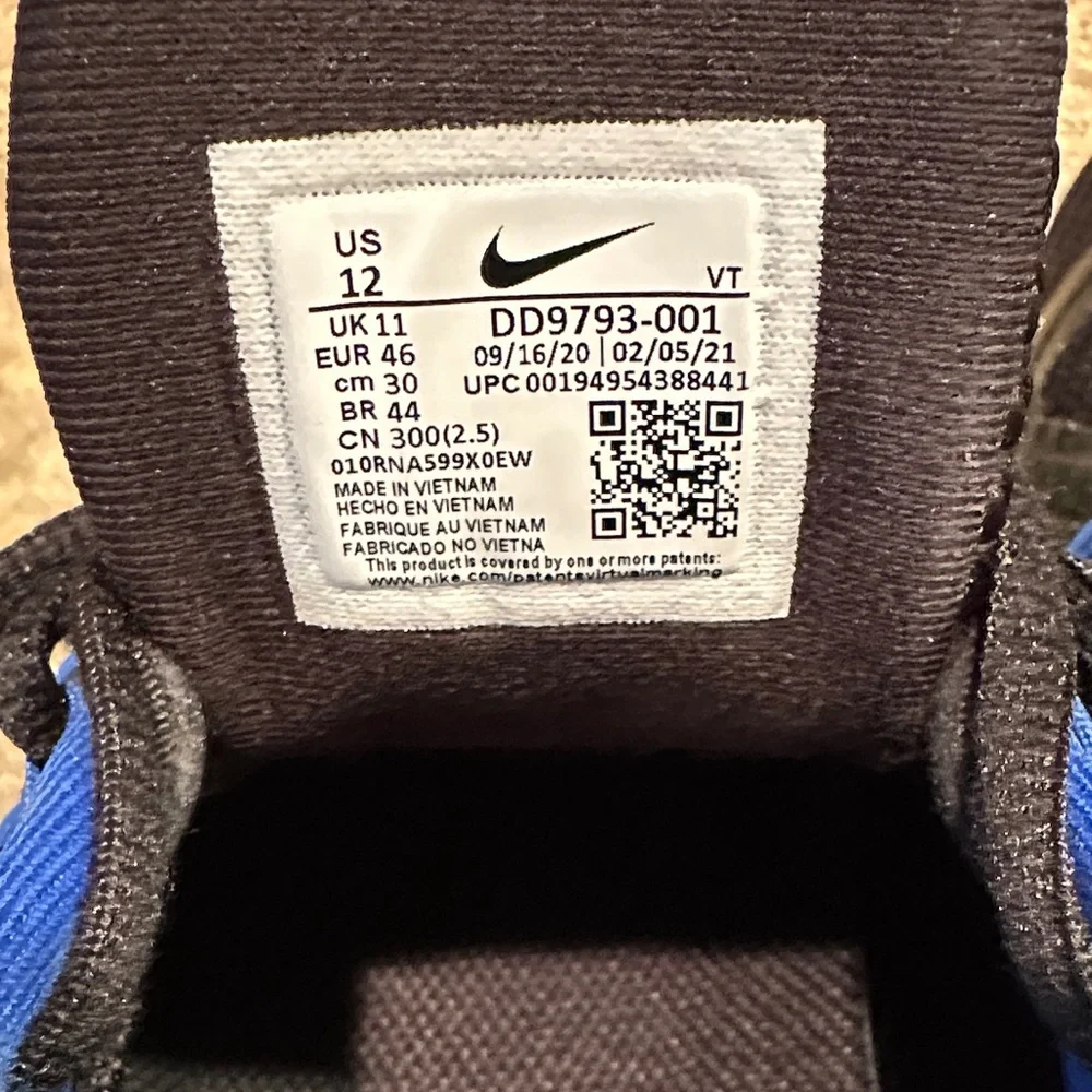 Nike Air Max Men's Game Royal 12M no box - Picture 12 of 13